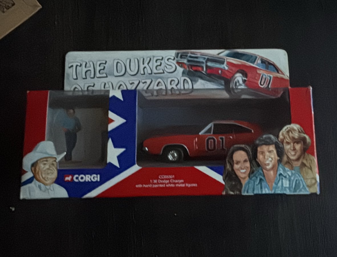 Corgi dukes of hazzard, Ophalen of Verzenden, Zo goed als nieuw, Tv, Beeldje, Replica of Model