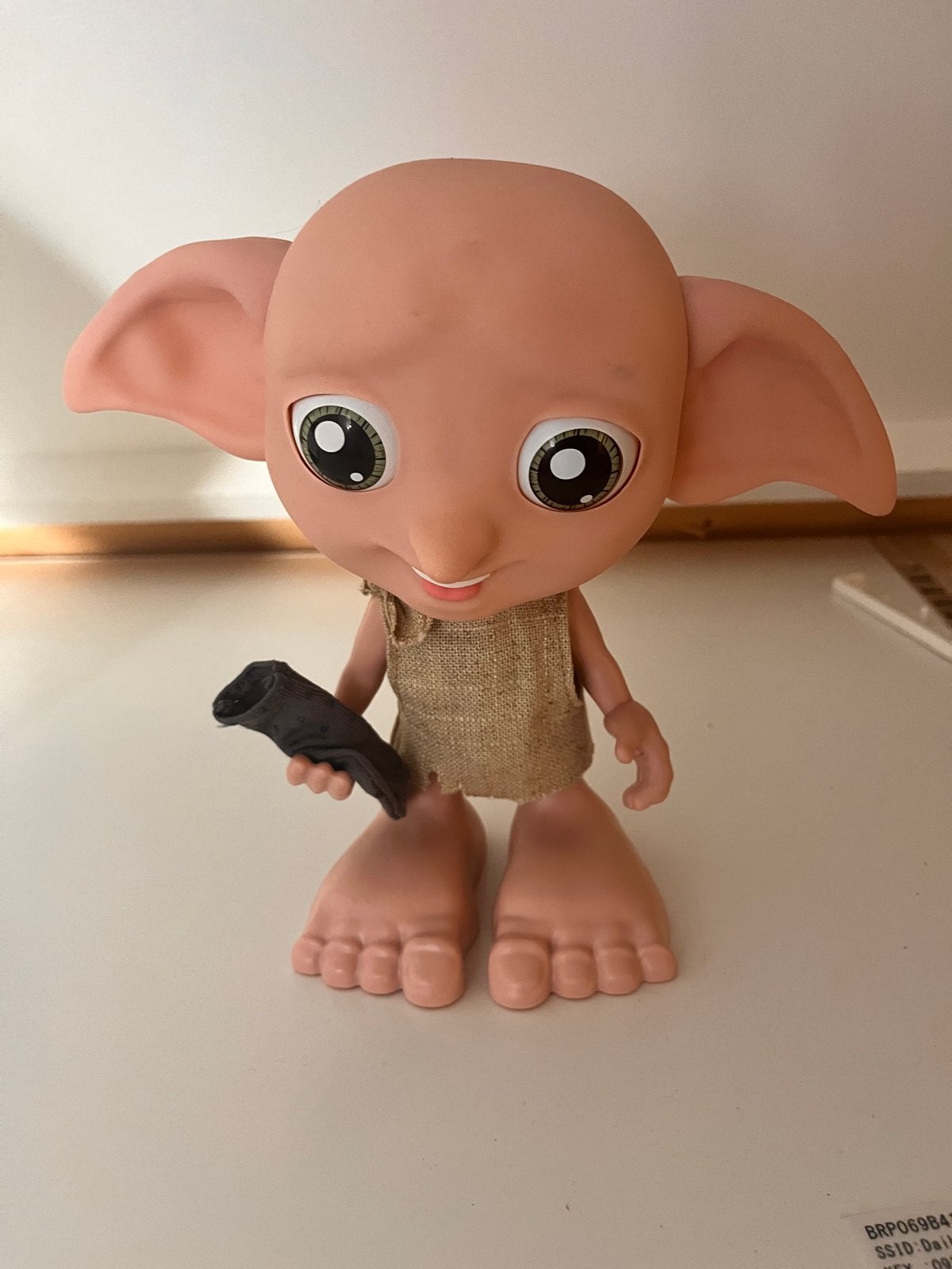 Interactieve Dobby huiself Harry Potter met sok, Ophalen of Verzenden, Gebruikt, Jongen of Meisje
