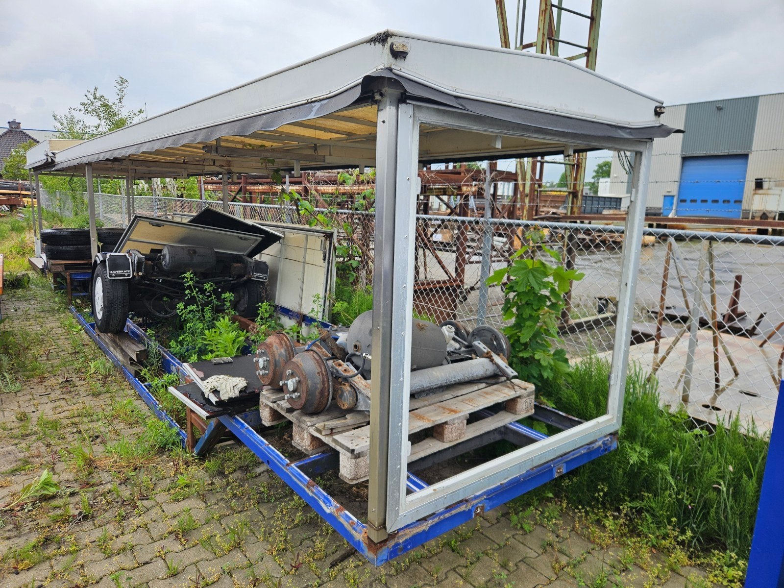Marktwagen Haverkate in onderdelen, Ophalen