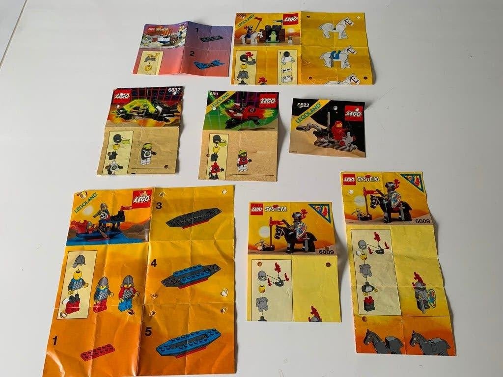 Lego oude instructiesboekjes: castle, Space, ninja, Kinderen en Baby's, Speelgoed | Duplo en Lego, Gebruikt, Lego, Overige typen