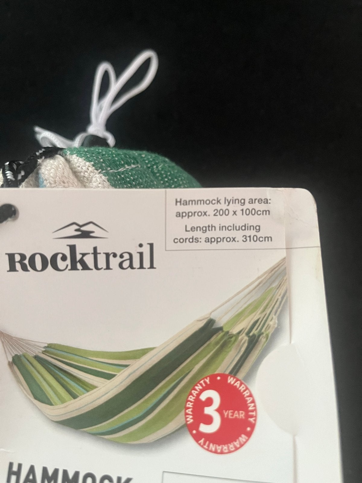 Rocktrail Hangmat - Nieuw in verpakking, Tuin en Terras, Hangmatten, Ophalen, Nieuw, Eenpersoons, Buiten