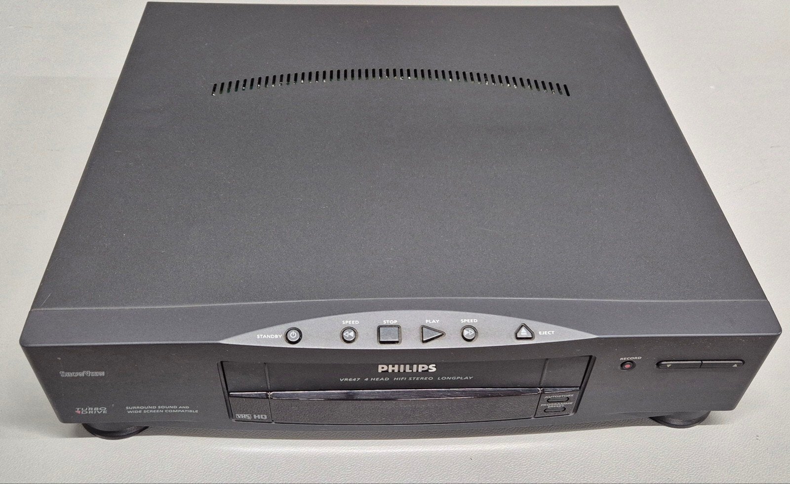 Philips VR647/01 VHS-speler - Zeer goede staat, Ophalen of Verzenden, Gebruikt, VHS-speler of -recorder