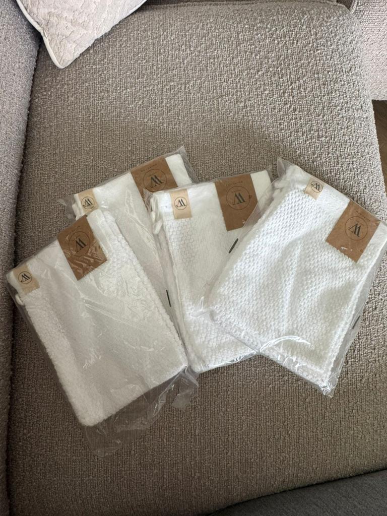 Walra washandjes, Ophalen of Verzenden, Nieuw, Wit, Gastendoekje