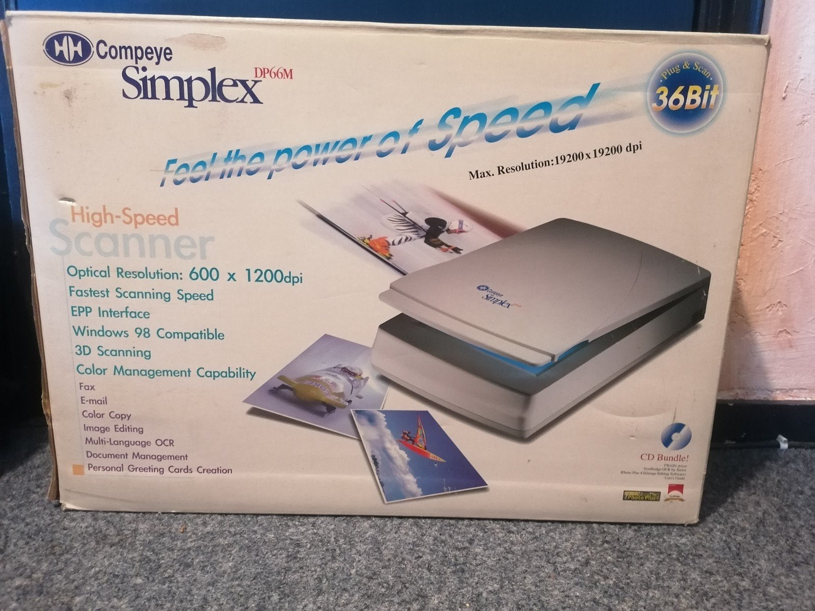 Compeye Simplex DP66M High-Speed Scanner 600x1200dpi, Computers en Software, Scanners, Gebruikt, Compeye Simplex, Ophalen of Verzenden
