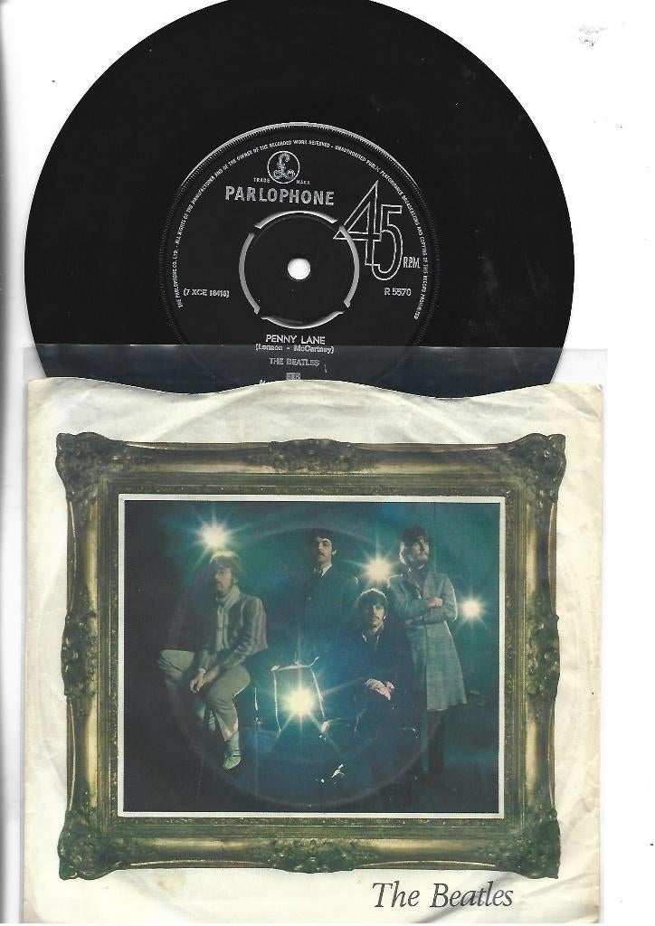 THE BEATLES SINGLE 7" PENNY LANE 1967, Cd's en Dvd's, Vinyl Singles, 7 inch, Single, Ophalen of Verzenden, Zo goed als nieuw