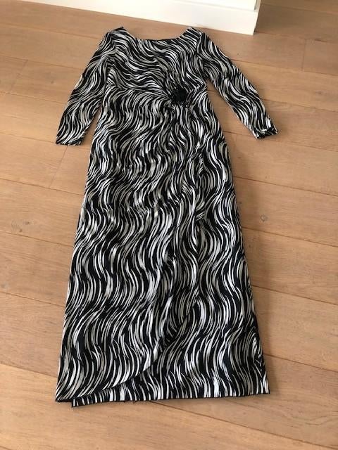 couture avondjurk maat 42, Galajurk, Zwart, Maat 42/44 (L), Ophalen of Verzenden