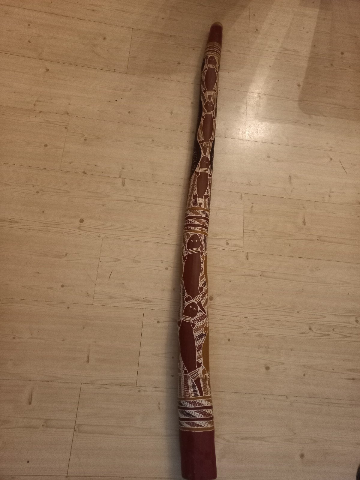 Didgeridoo eucalyptus Aboriginal kunst, Ophalen, Zo goed als nieuw