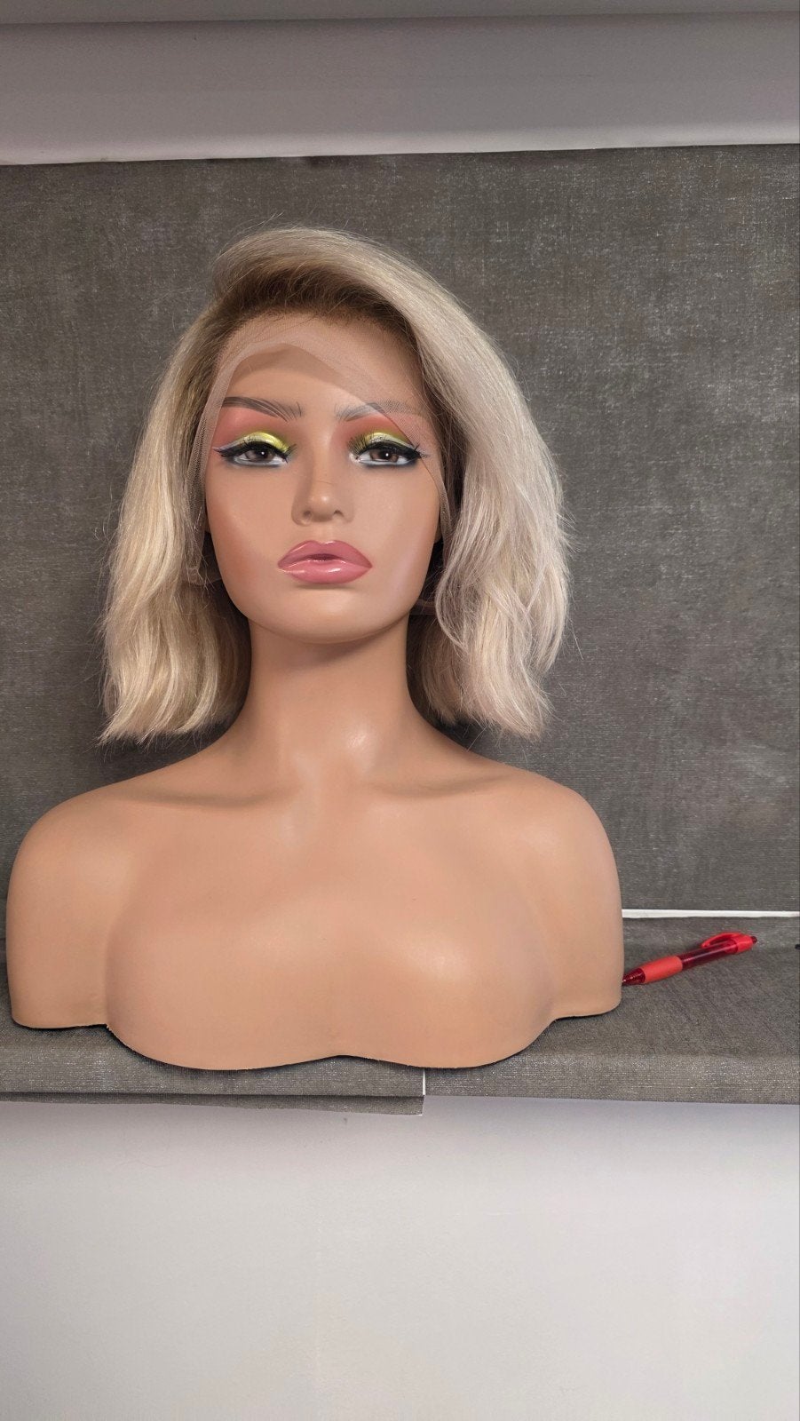 Full lace  wig echt haar, Ophalen of Verzenden, Nieuw, Pruik of Haarverlenging