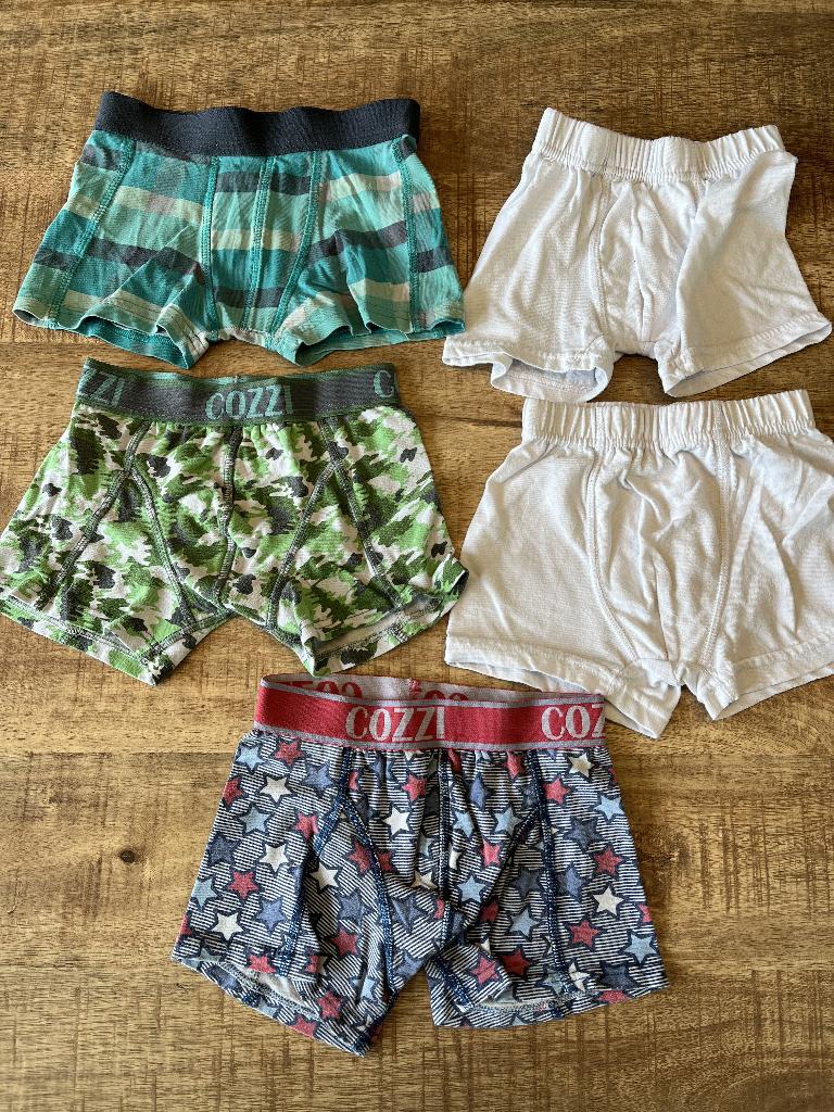 Maat 98 / 104 boxerhort 5x, Kinderen en Baby's, Kinderkleding | Maat 98, Ophalen of Verzenden, Zo goed als nieuw, Jongen, Nacht- of Onderkleding