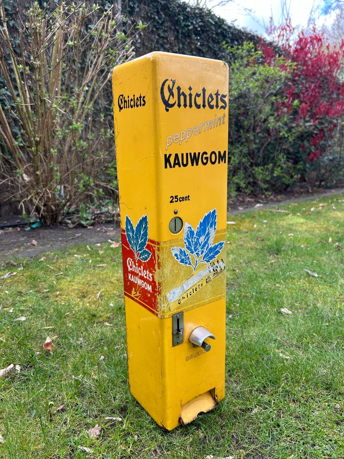 Vintage Chiclets kauwgomautomaat - Zeldzaam verzamelobject, Verzamelen, Automaten | Overige, Ophalen of Verzenden, Gebruikt