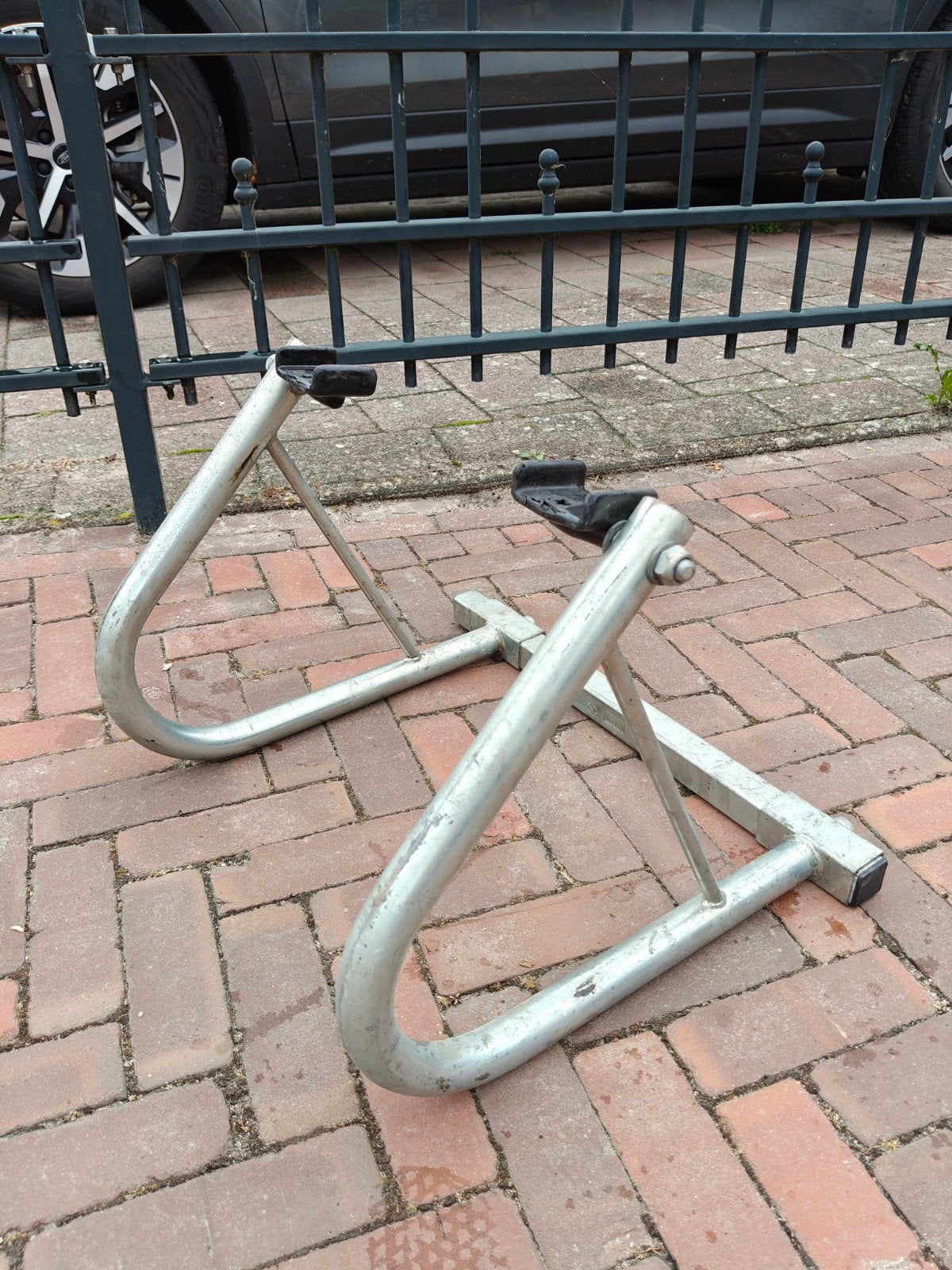 Universele motorbok paddockstand achterbrug, Motoren, Ophalen, Gebruikt