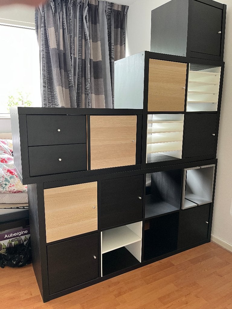 Ikea Kallax roomdivider, Ophalen, Gebruikt, Met deur(en), 50 tot 100 cm