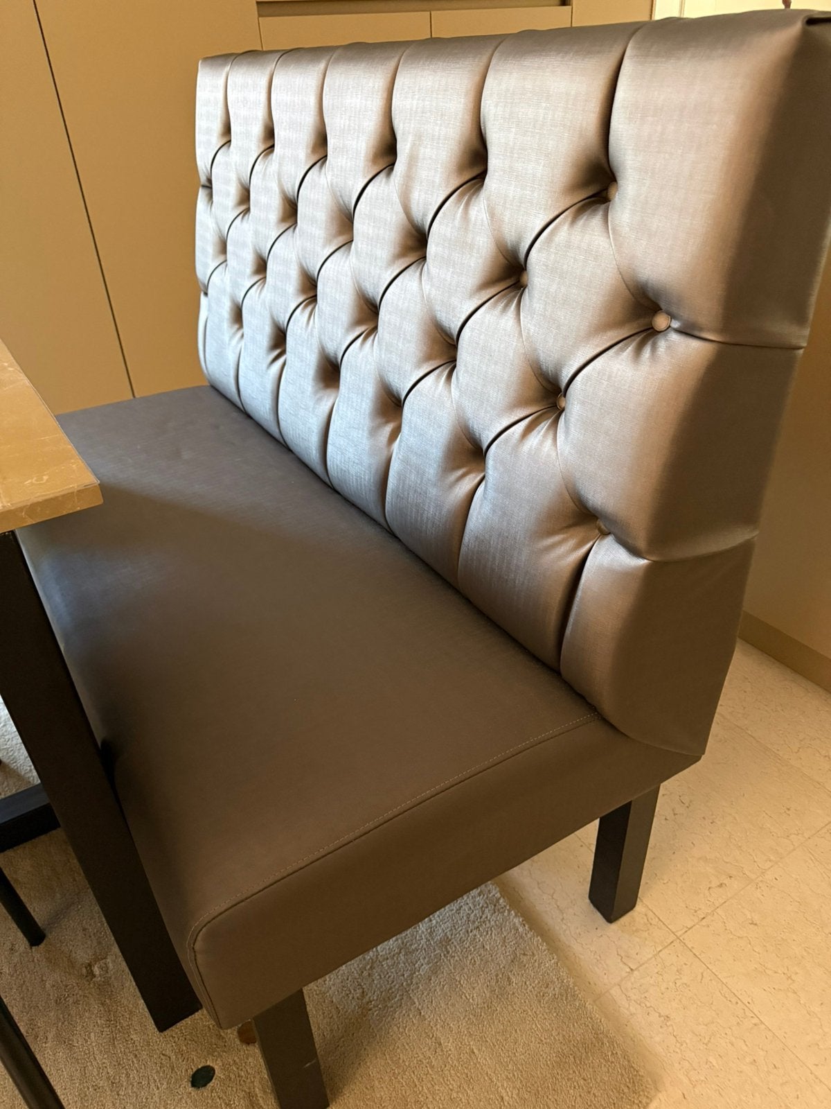 Eettafel zitbank, Ophalen of Verzenden, Zo goed als nieuw, Tweepersoons, Minder dan 150 cm