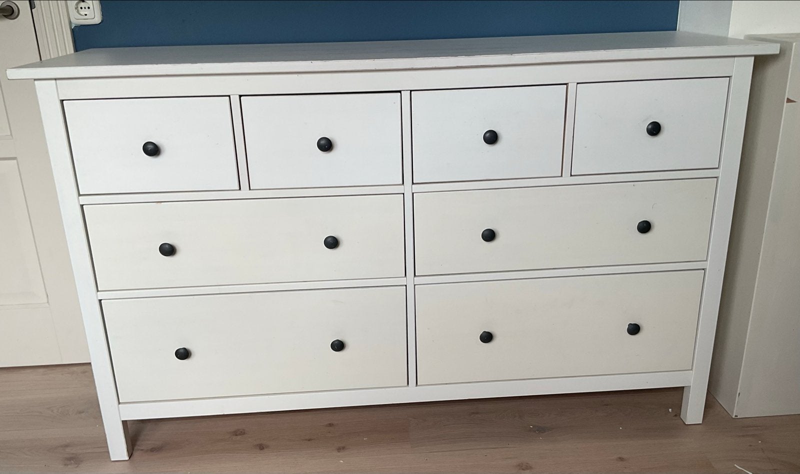 Ikea Hemnes ladekast met 8 laden - 160x50x96 cm, Ophalen, Gebruikt, 5 laden of meer, 150 tot 200 cm