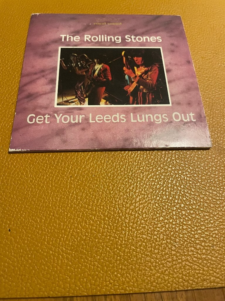 Rare Live CD The Rolling Stones - Get your Leeds lungs out, Digipak, Verzenden, Zo goed als nieuw, Live-album