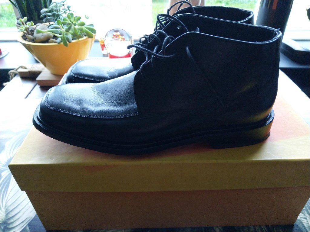 Van Lier herenschoen maat 40, Zwart, Ophalen of Verzenden, Zo goed als nieuw, Veterschoenen