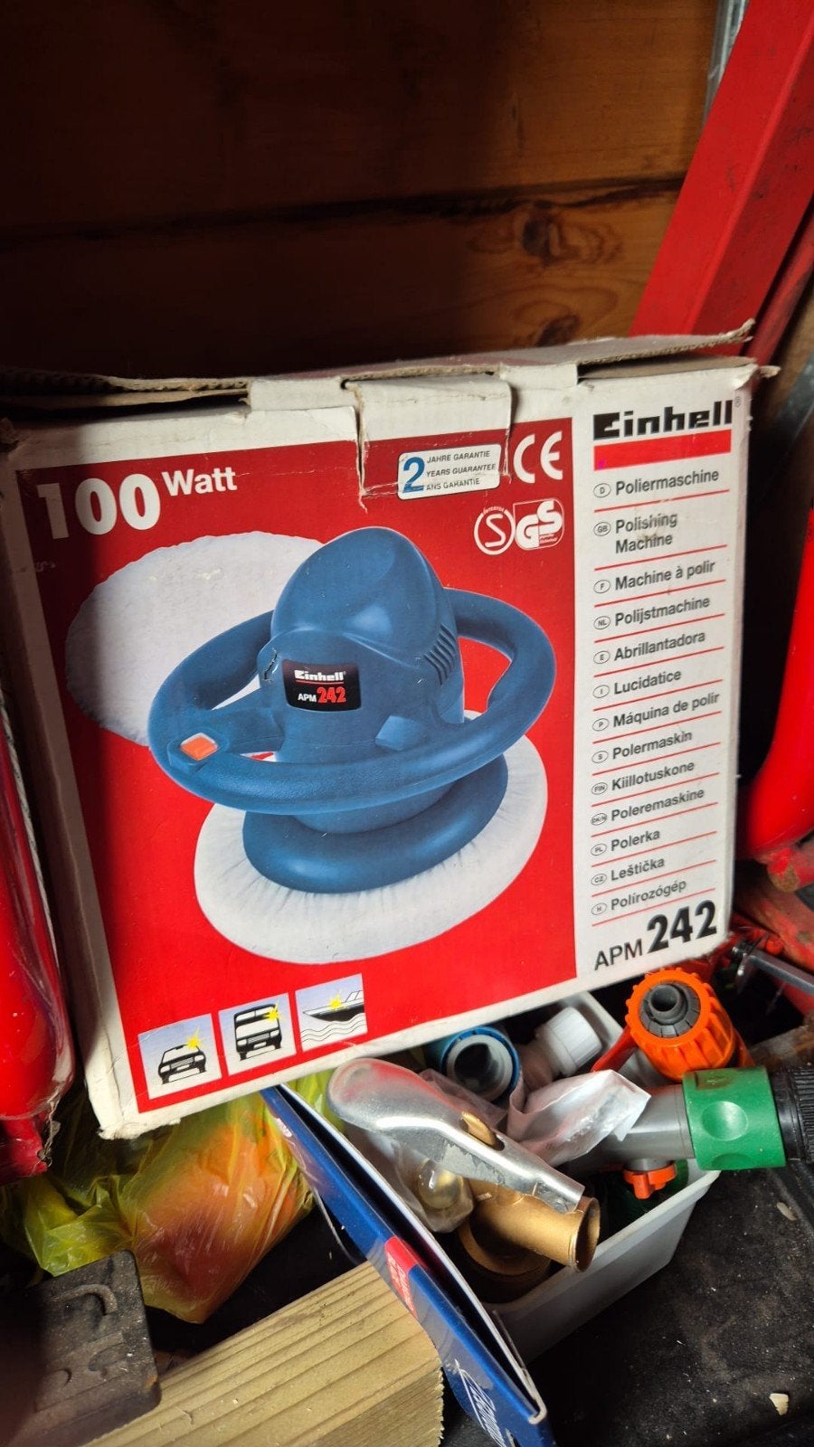 polijst machine, Ophalen