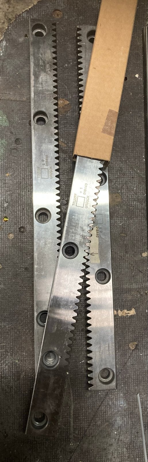 Grusch tandheugel 7 stuks 374mm lang nieuw, Ophalen, Nieuw