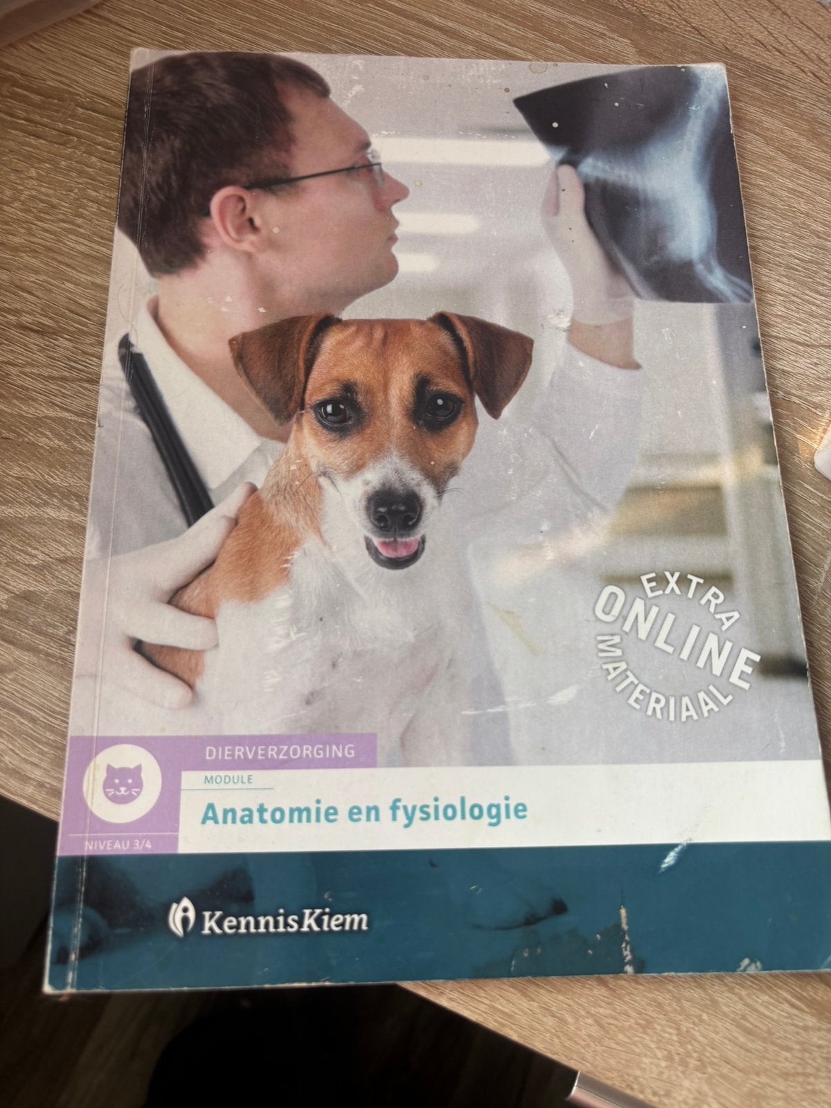 Anatomie en fysiologie huisdieren - kenniskiem, Ophalen of Verzenden, Zo goed als nieuw, Honden