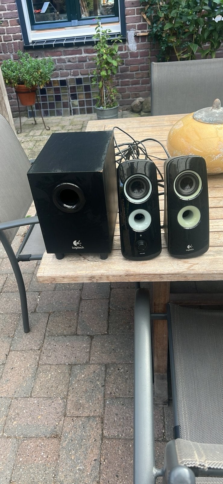 Logitech set, Gebruikt, Logitech, Party speaker, Ophalen of Verzenden