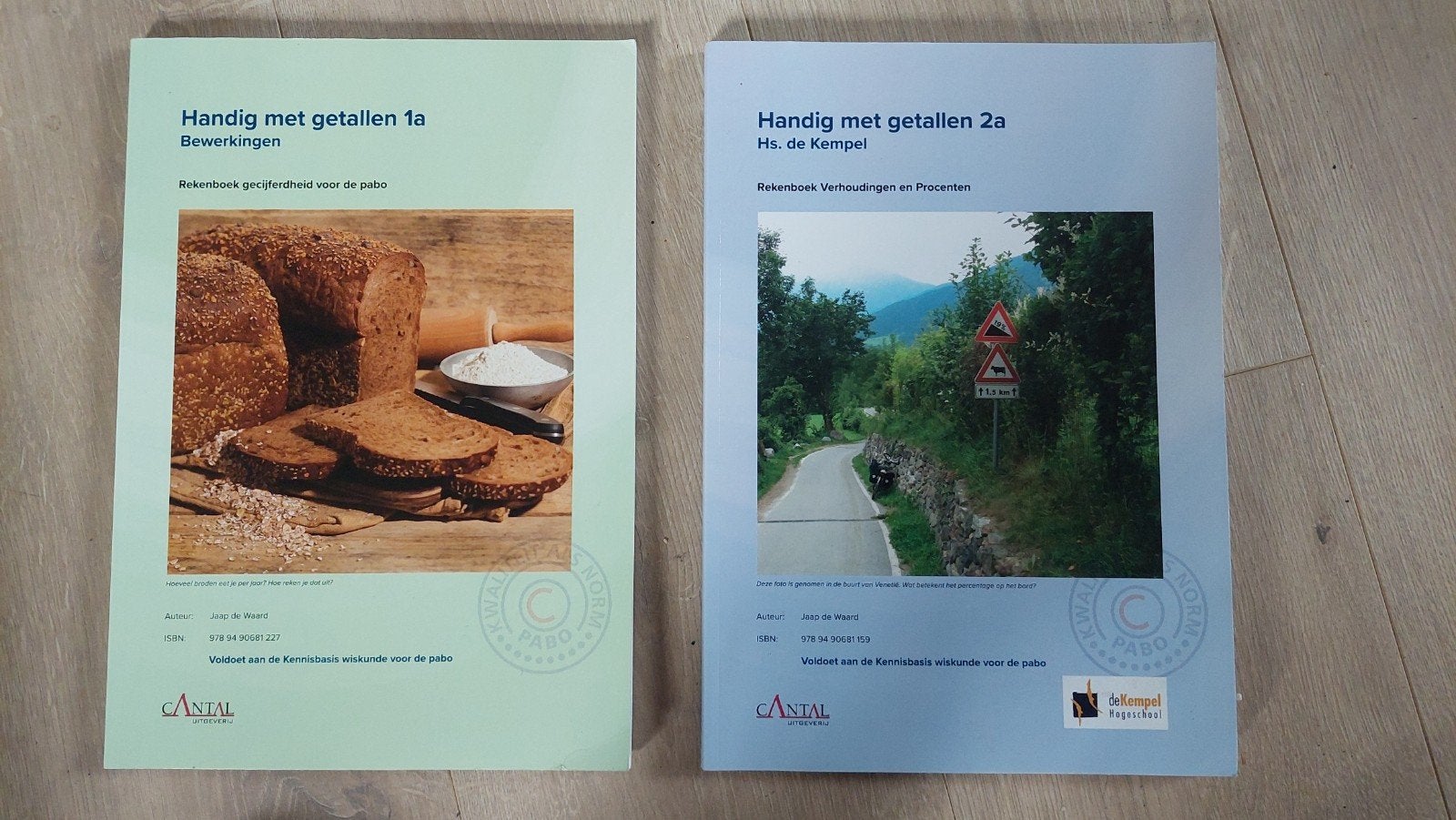Handig met getallen 1a & 2a - Rekenboeken Pabo, Boeken, Gelezen, Wiskunde A, Jong de Waard / Hs. de Kempel, Ophalen of Verzenden