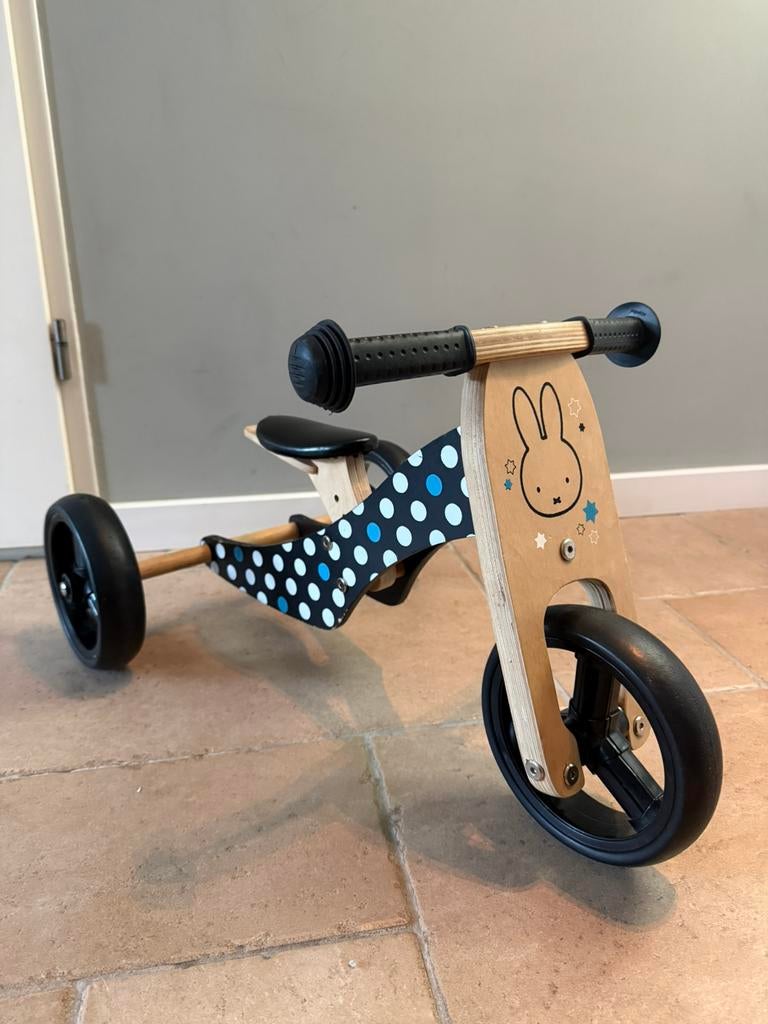 Loopfiets driewieler 3 in 1 met nijntje, Ophalen, Zo goed als nieuw, Loopfiets