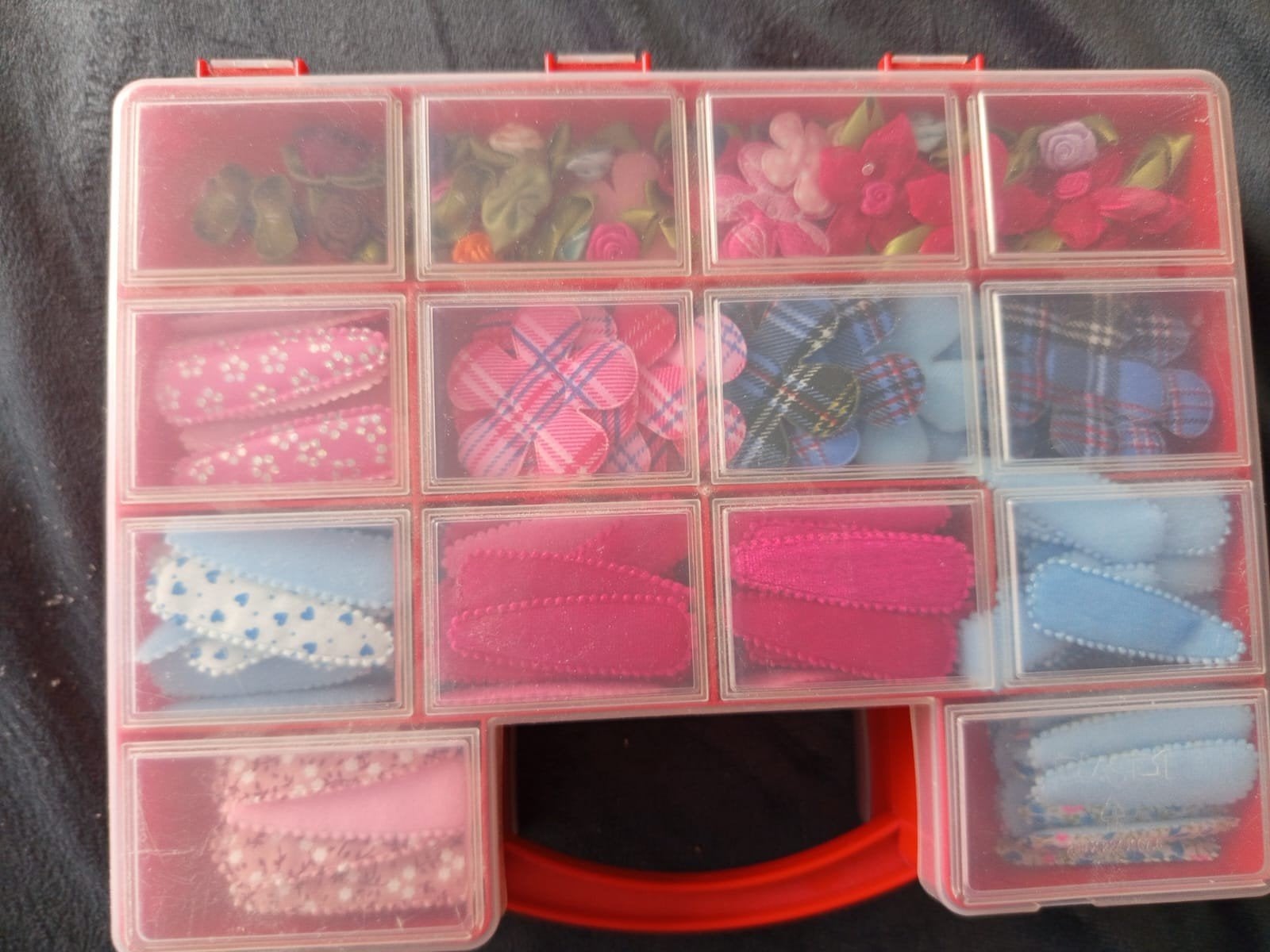Grote set haaraccessoires en knutselmateriaal, Kinderen en Baby's, Ophalen, Gebruikt