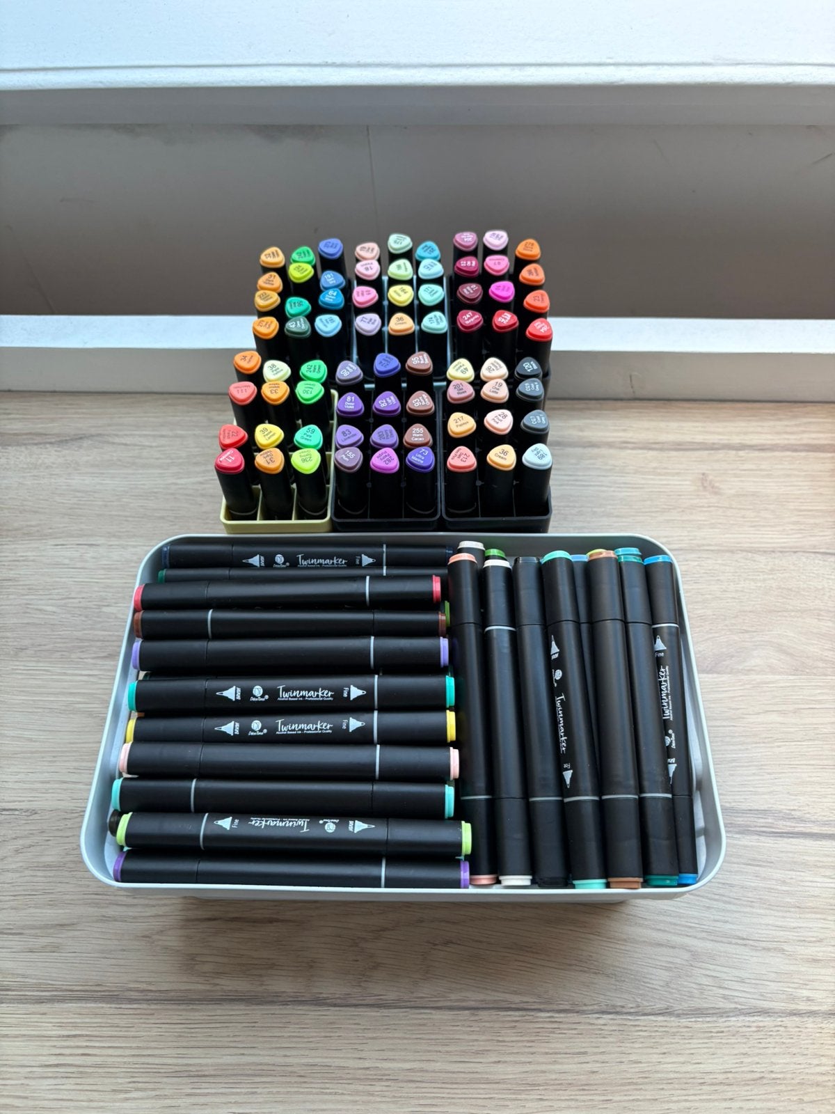 Decotime twinmarkers, Hobby en Vrije tijd, Ophalen, Gebruikt, Potlood of Stift