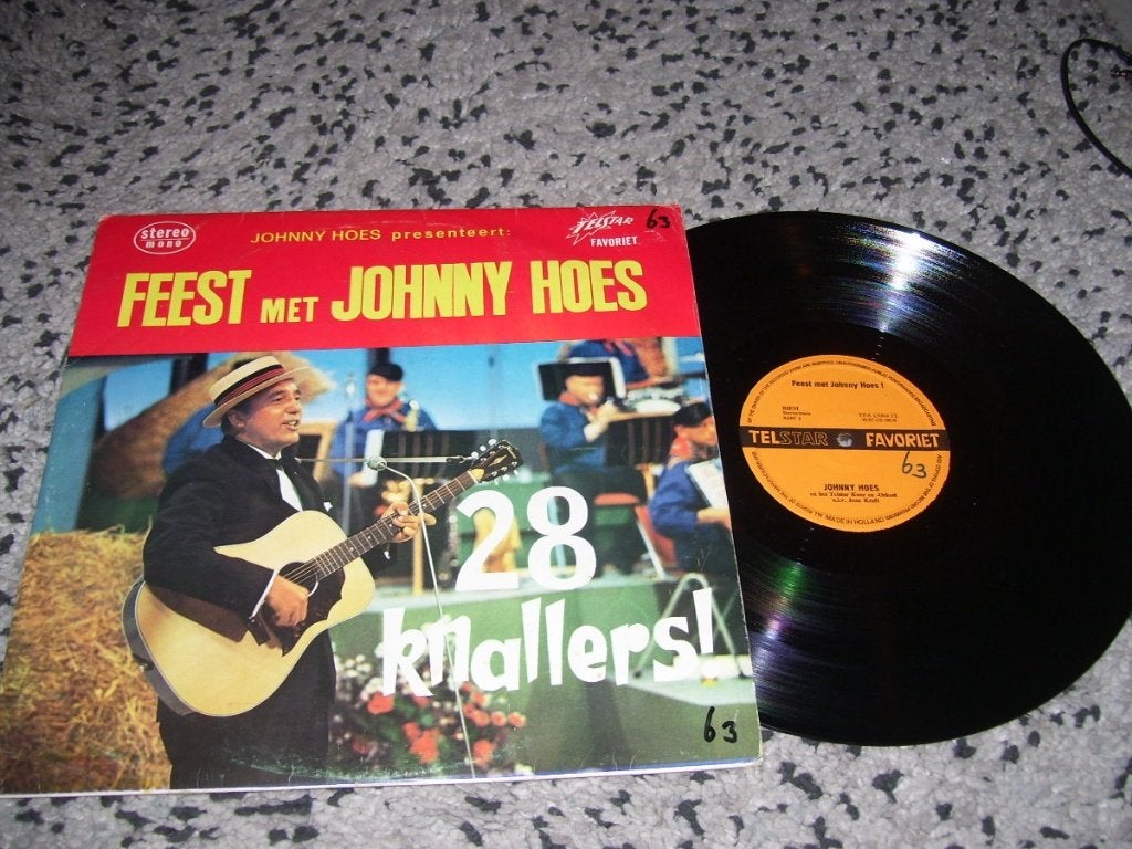 FEEST MET JOHNNY HOES, Cd's en Dvd's, LP, Gebruikt, Overige formaten, Ophalen of Verzenden