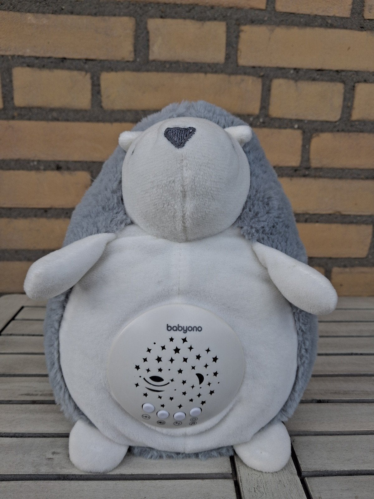 Babyono egel knuffel met licht en geluid, Ophalen of Verzenden, Zo goed als nieuw, Overige typen, Met licht