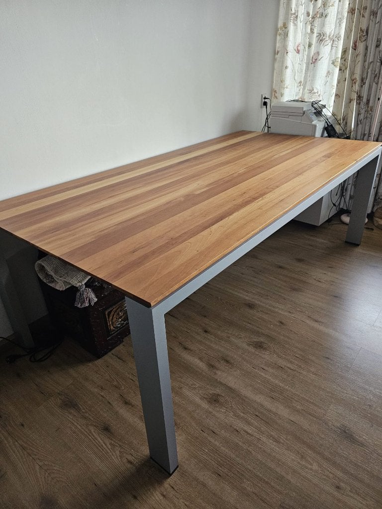 tafel kersenhout Arco, Ophalen, Gebruikt, 100 tot 150 cm, 200 cm of meer