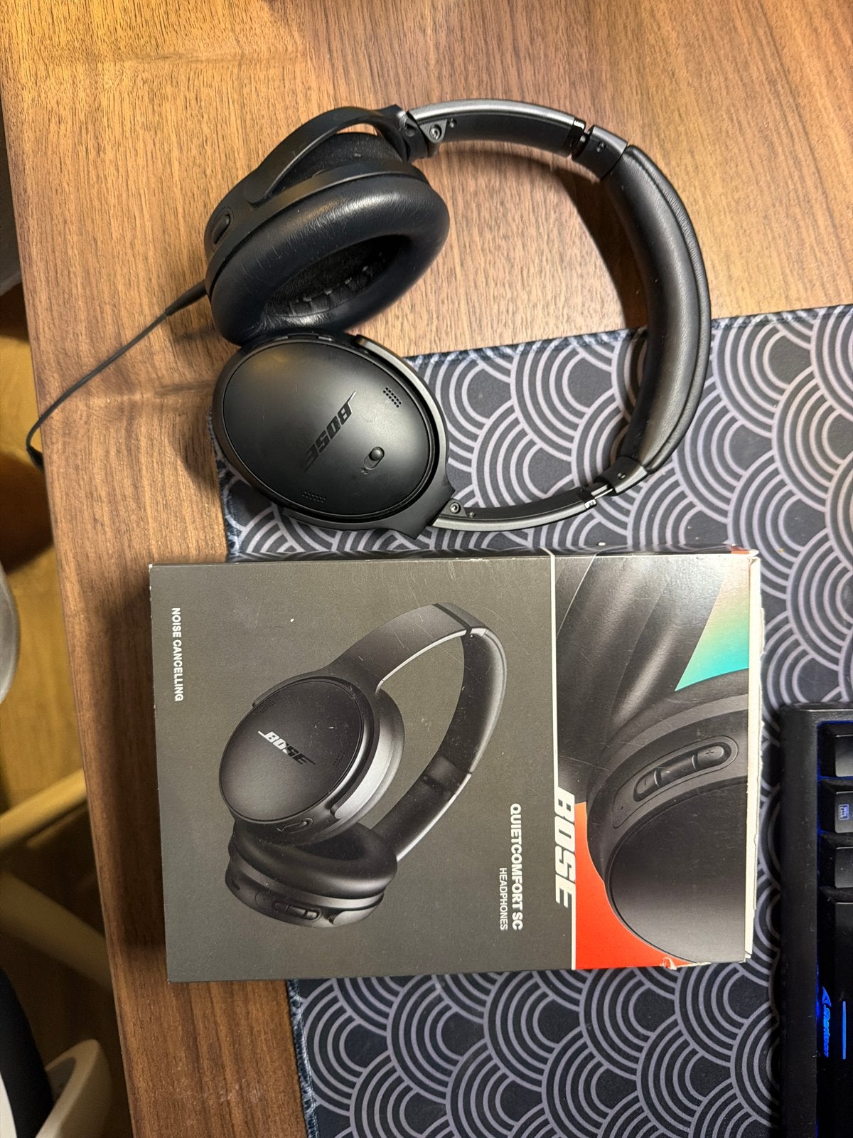 Bose QuietComfort SC Zwart, Audio, Tv en Foto, Koptelefoons, Gebruikt, Bluetooth, Ophalen of Verzenden, Bose