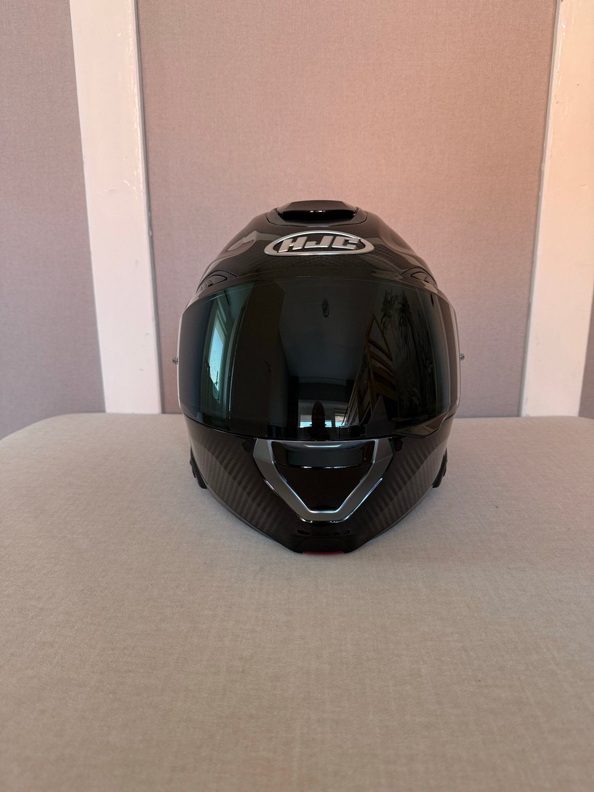 HJC RPHA 91 Carbon Systeemhelm Maat M met Smart HJC 50B, Ophalen, Tweedehands, Heren, Overige typen