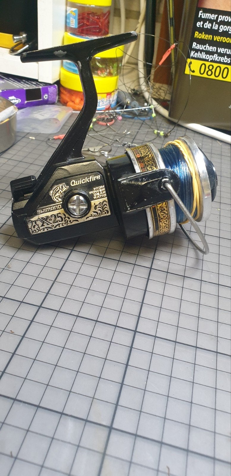 Shimano quickfire X 25, Ophalen of Verzenden, Zo goed als nieuw, Molen