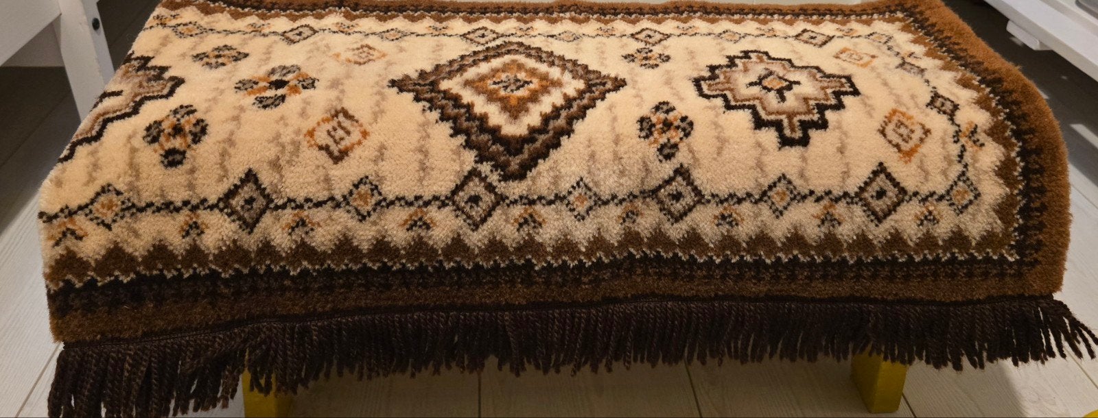 Vintage (tafel/kapstok) smyrna loper, Antiek en Kunst, Ophalen of Verzenden