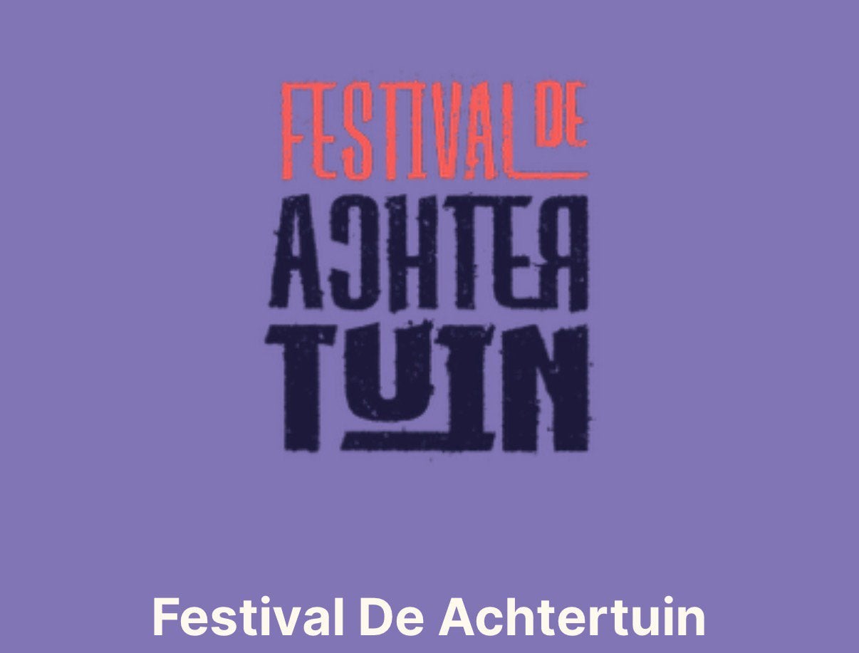 Festival de achtertuin, Tickets en Kaartjes, Beurzen, Twee personen