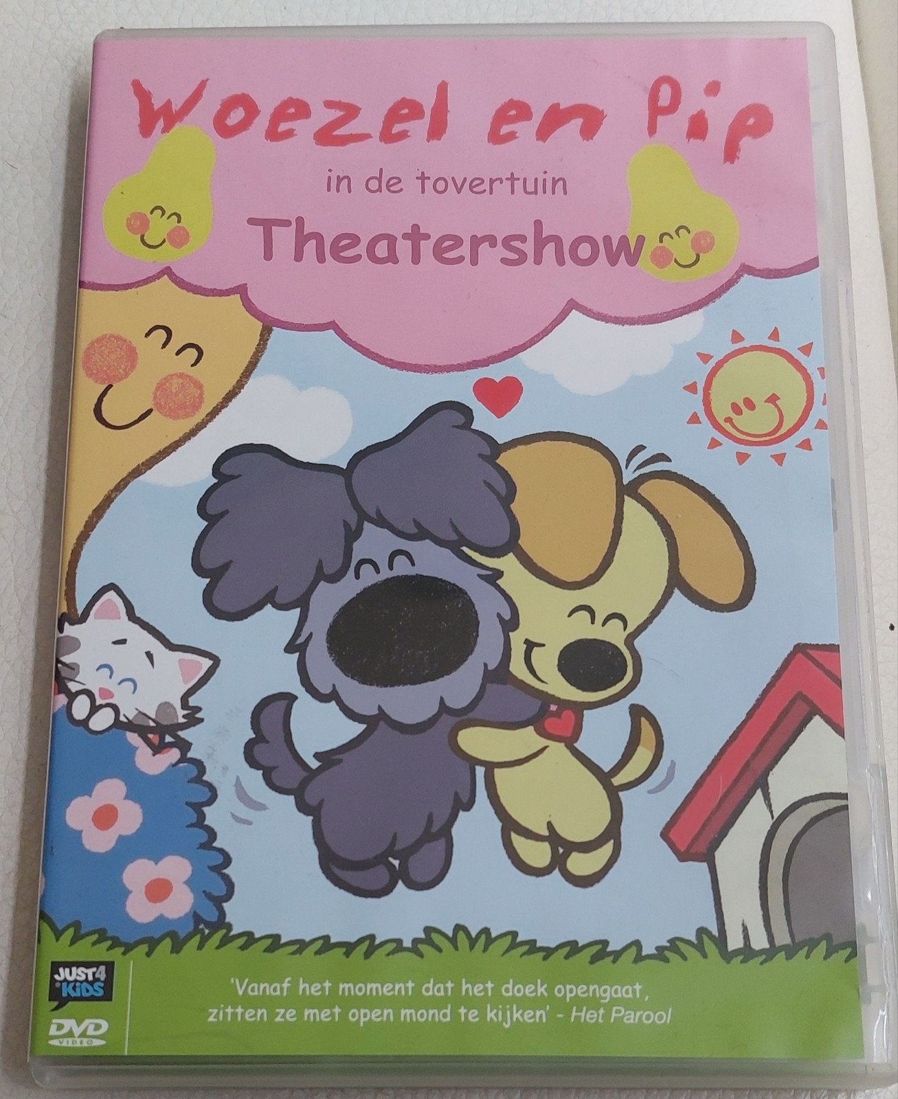 Woezel en Pip in de Tovertuin Theatershow DVD, Show, Gebruikt, Alle leeftijden, Familie