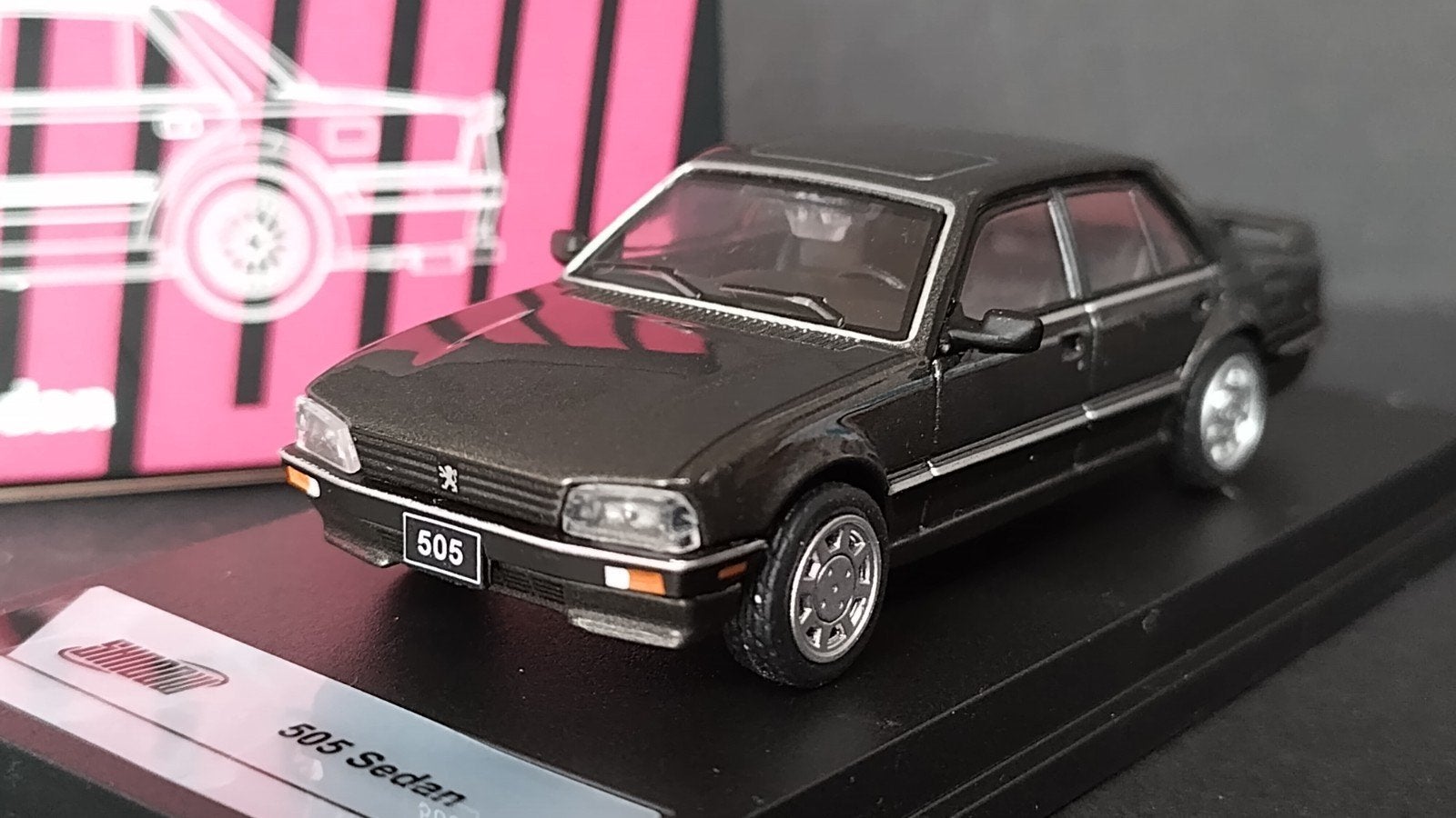Peugeot 505 Turbo Injection 1:64 Shadow Pol, Hobby en Vrije tijd, Auto, Verzenden, ., Nieuw