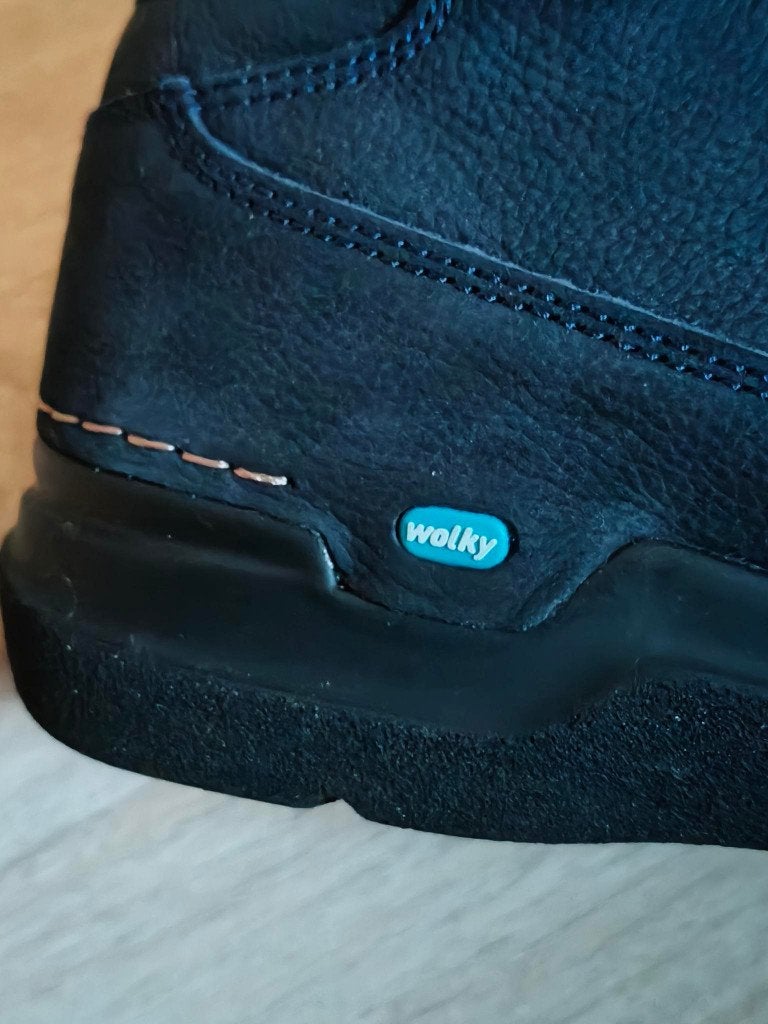 Halfhoge 'Wolky WHY' donkerblauw, Z.G.A.N., Mt. 42, Wolky, Schoenen met lage hakken, Blauw, Ophalen of Verzenden
