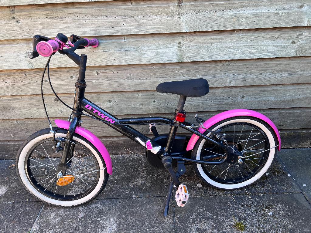 Girls bike, Ophalen, Gebruikt, 14 inch of minder, Handrem