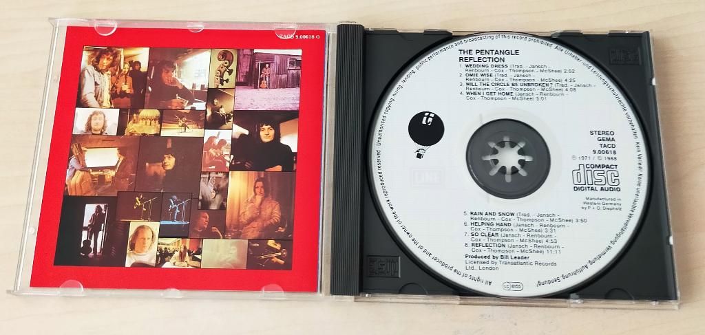 Pentangle - Reflection CD 1971/1988 Bert Jansch, Ophalen of Verzenden, Zo goed als nieuw, Poprock