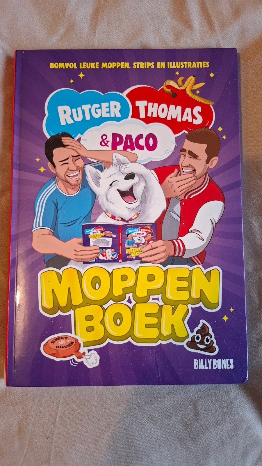 Rutger, Thomas & Paco Moppenboek - Bomvol Leuke Moppen, Ophalen of Verzenden, Nieuw, Rutger Vink, Thomas van der Vlugt & Paco