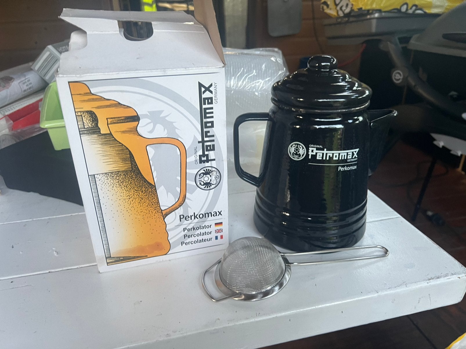 Pecolator, Witgoed en Apparatuur, Waterkokers, 1 tot 2 liter, Ophalen of Verzenden, Zo goed als nieuw