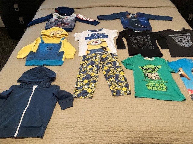 kledingpakket jongen 92 Marvel,Minions,Transformers,Starwars, Ophalen of Verzenden, Zo goed als nieuw, Maat 92
