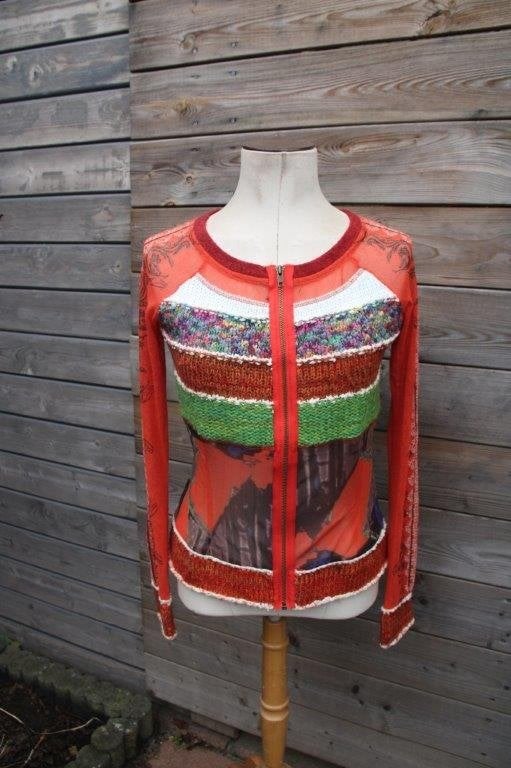 Vest rood/ groen Lulu-H mt S Vaste prijs, Kleding | Dames, Ophalen of Verzenden, Zo goed als nieuw, Maat 36 (S), Rood