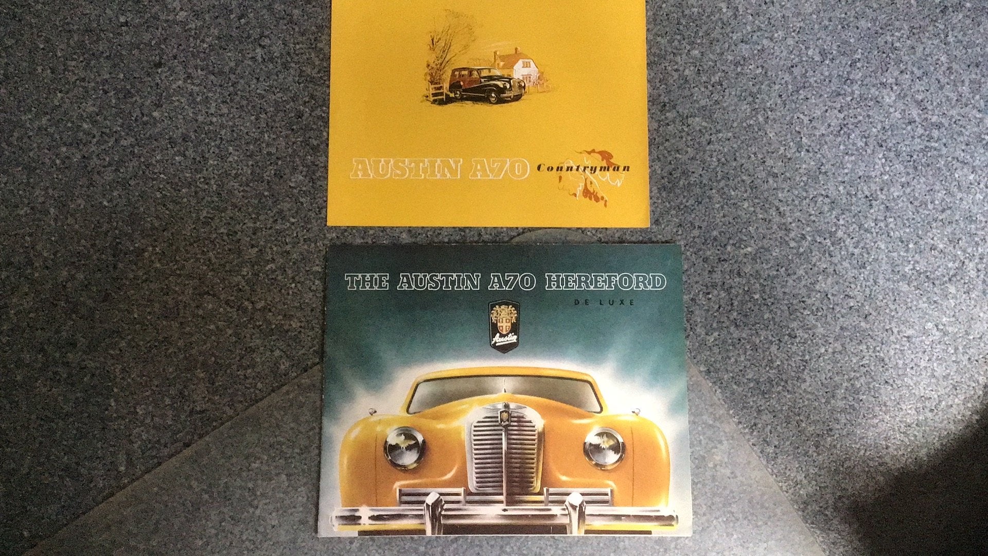 AUSTIN A70 FOLDERS LOT 2x NOGAL ZELDZAAM DAT WEET U WEL!😅, Ophalen of Verzenden, Zo goed als nieuw, Overige merken