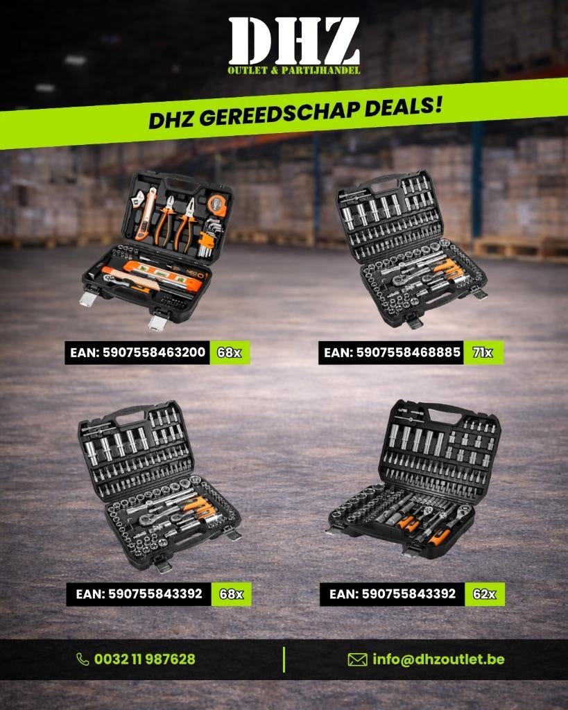Gereedschapsets NEO Tools, Ophalen, Nieuw