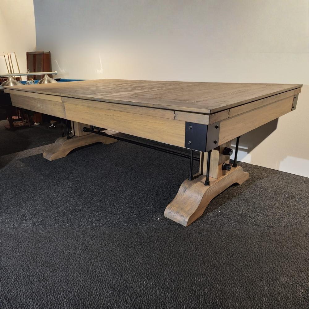 Pooltafel lexor industrial - Leistenen pooltafel - Biljart, Sport en Fitness, Biljarten en Poolen, Kouwehoek 1b, Cave & Garden