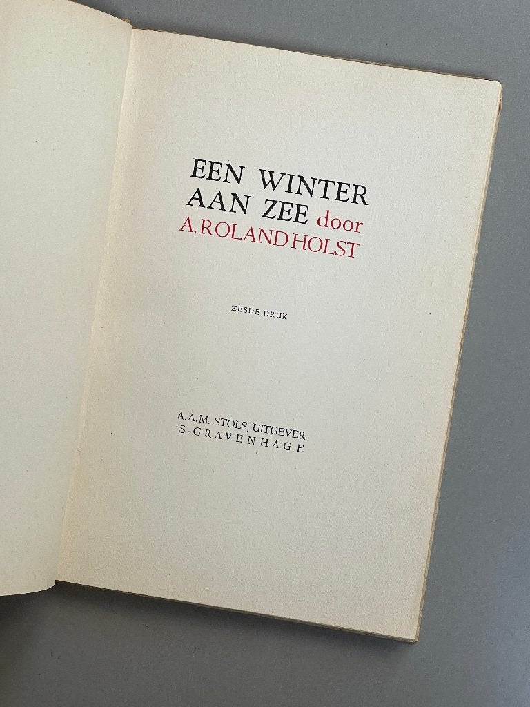 gedichten Een winter aan zee - gedicht van A. Roland Holst., Boeken, Ophalen of Verzenden, Zo goed als nieuw, Eén auteur