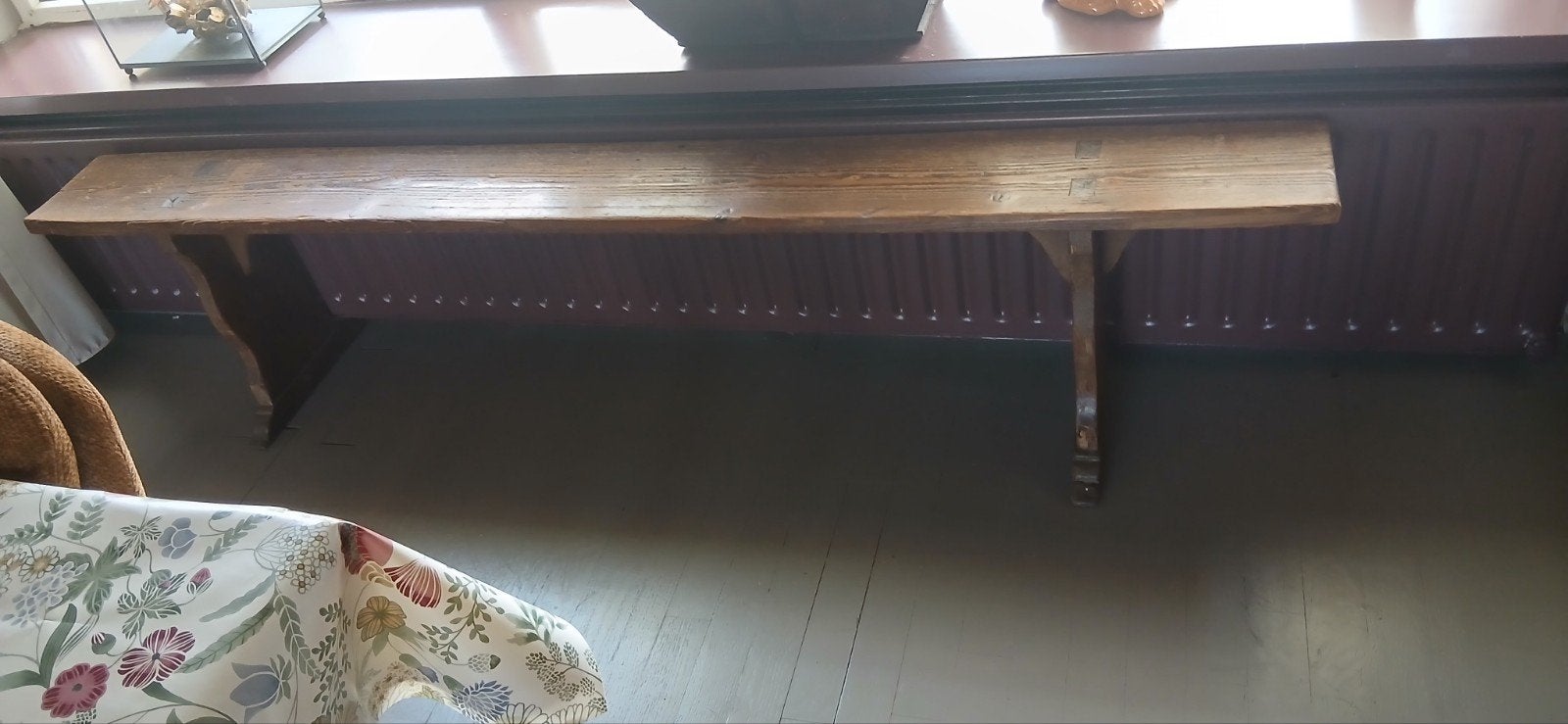Rustieke houten bank - perfect voor hal of vensterbank, Ophalen